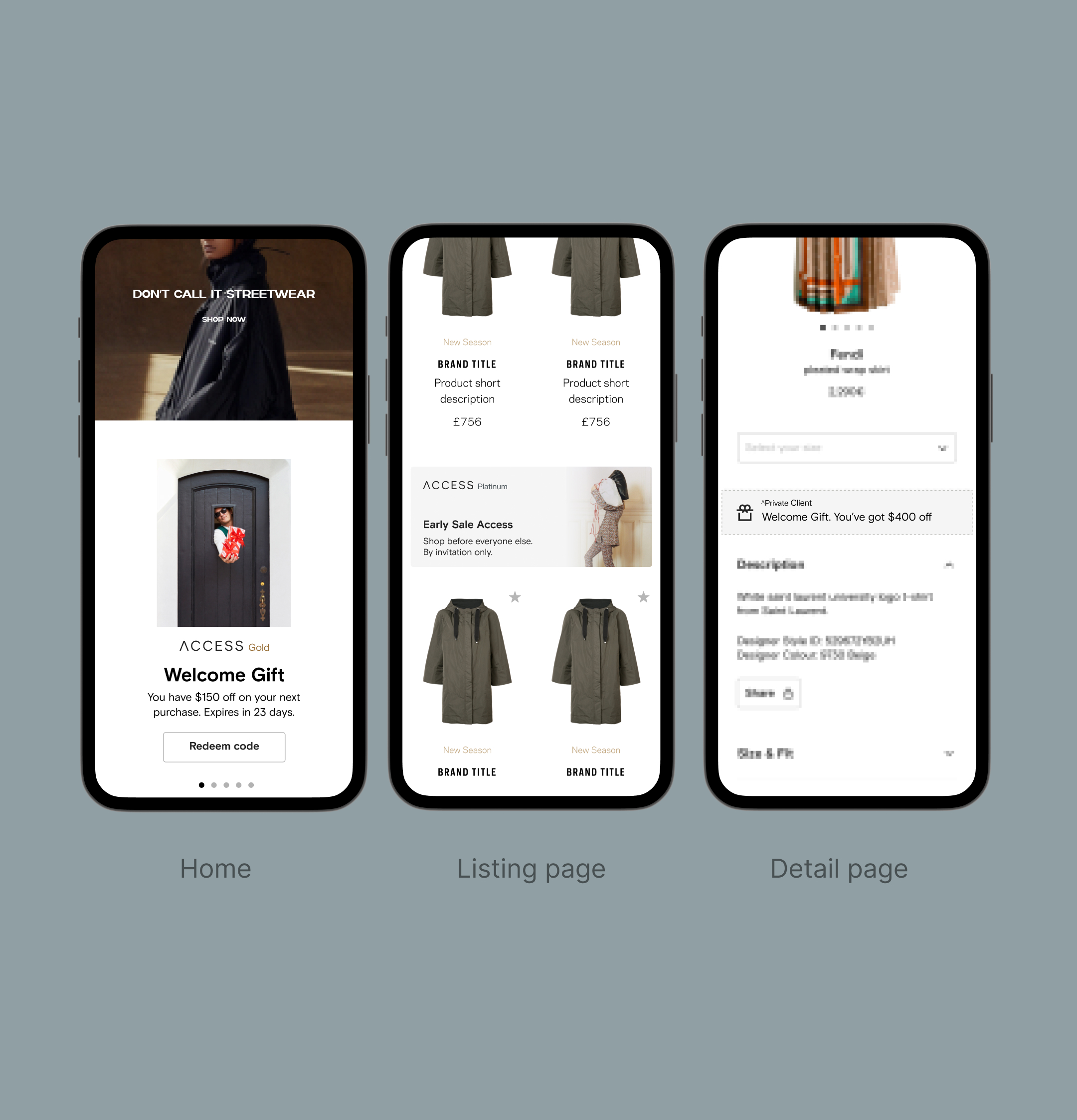 Message size examples across funnel