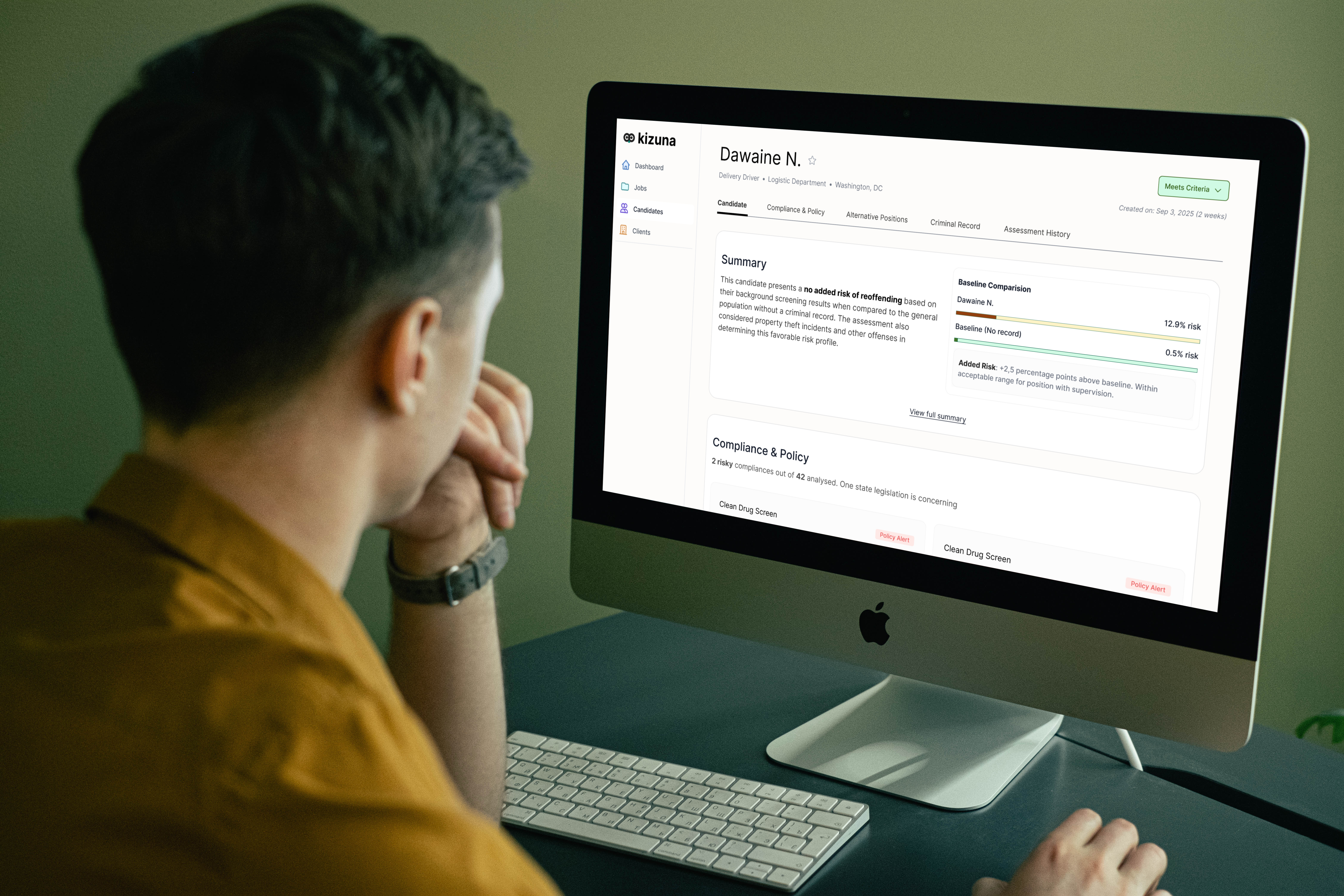 Defining product direction and design foundations for a hiring platform