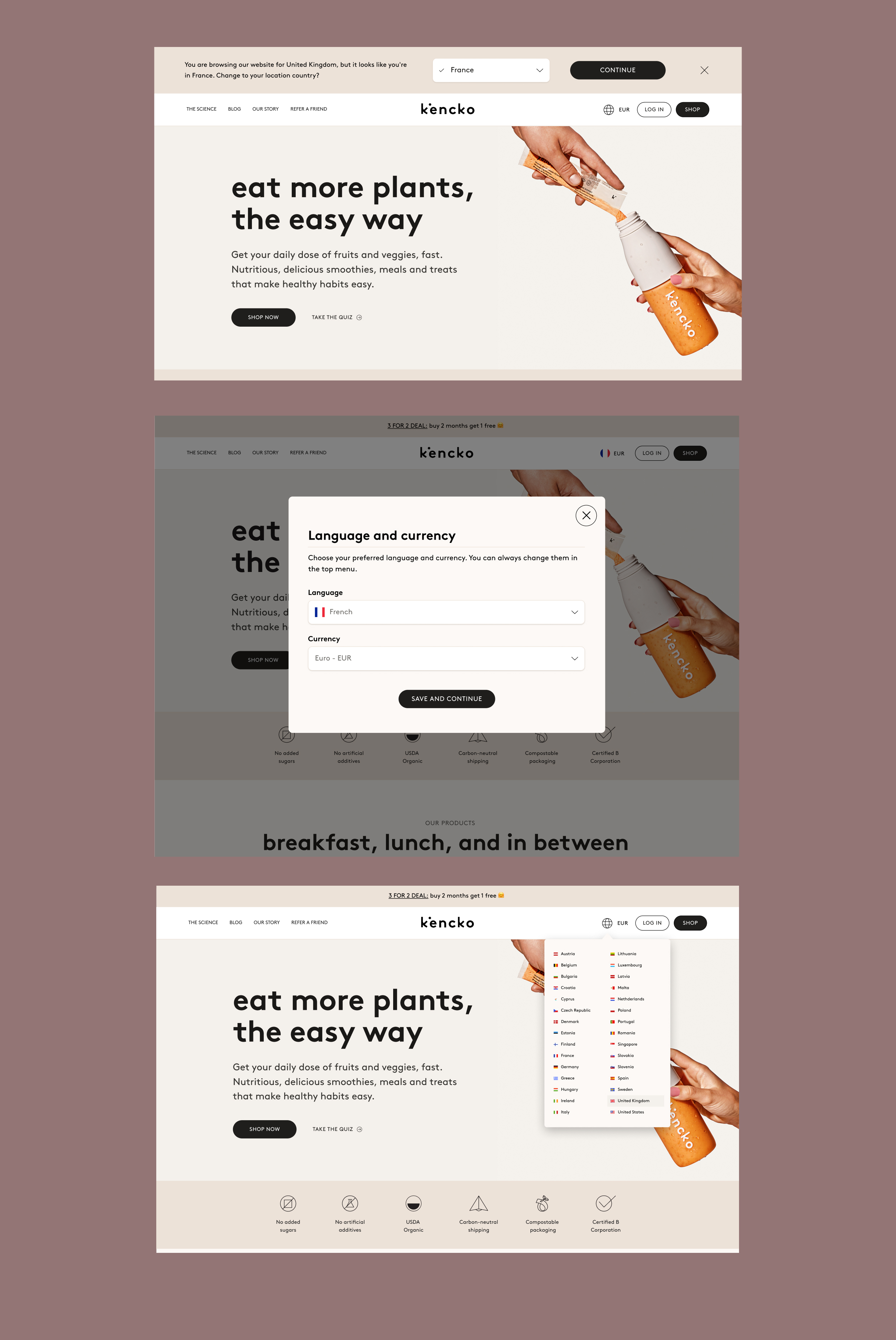 Interface explorations
